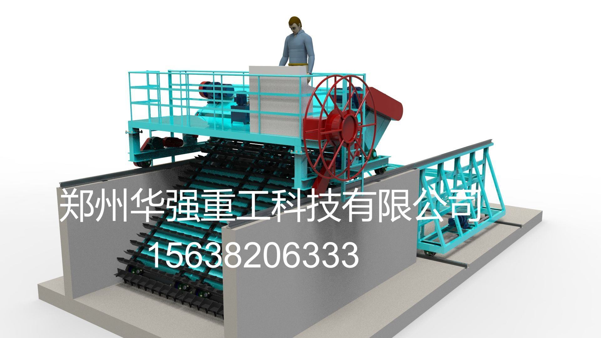 高粘度湿鸡粪翻不动？链板翻堆机强制提升破碎，专治各种“粘人精”